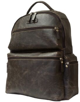 Большой мужской рюкзак Фаэтано коричневый