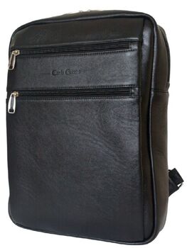 Кожаный мужской рюкзак Берутто черный