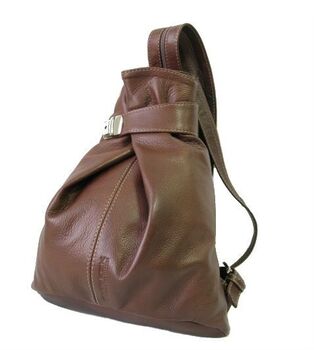 Рюкзак коричневый женский 5105