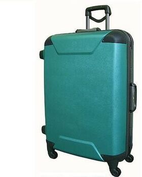 Пластиковый чемодан без молнии 00573