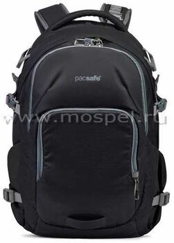 Черный рюкзак антивор для путешествий Venturesafe 28L G3