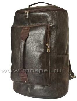 Дорожная сумка-рюкзак Верделло коричневая