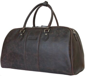 Кожаная сумка для ручной клади Норманно коричневая