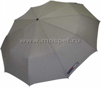 Зонт складной H.621-4 серый в горошек
