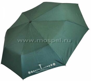 Зонт мужской H.614-4 HOLE IN ONE зеленый