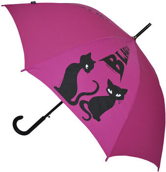 Зонт-трость H.415-1 "Кошки" розовый