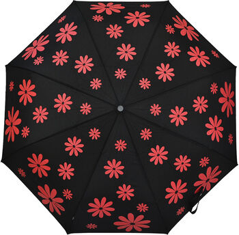 Зонт женский H.119-4 "Красные ромашки"