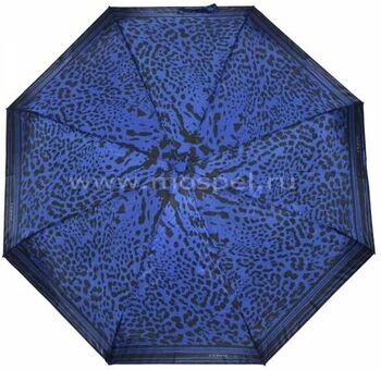 Зонт с синим леопардовым принтом GR1-08