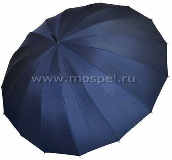 Зонт-трость мужской L-80 синий