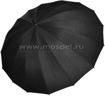 Зонт-трость мужской L-80 черный