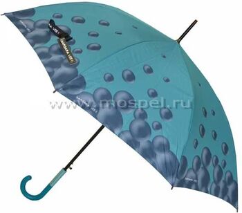 Зонт-трость BV-BB110 бирюзовый