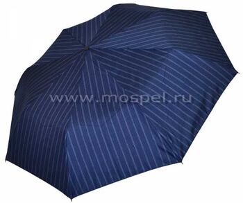 Зонт мужской синий в полоску