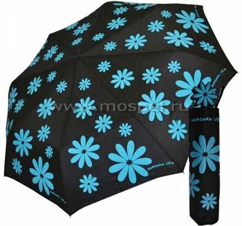 Женский зонт "Голубые ромашки"