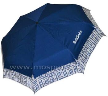 Женский складной зонт синий 61
