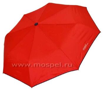Красный зонт полный автомат 30017