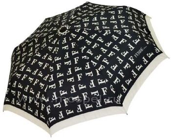 Женский зонтик с принтом буквы "F" 6014