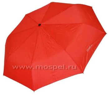 Однотонный зонт красного цвета 4D
