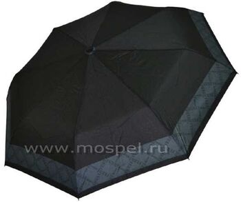 Зонт складной черный унисекс 4FU