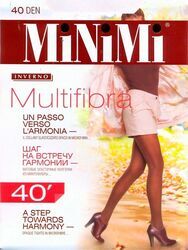 Колготки MINIMI 40 Multifibra Fumo 2S серый