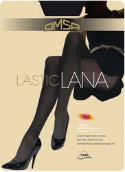 Колготки OMSA Lastic Lana Nero суперплотные 4L черный