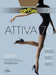 Колготки OMSA Attiva 70 Camoscio(легкий загар) 2S