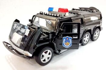 М6653 модель металлическая Hummer Police