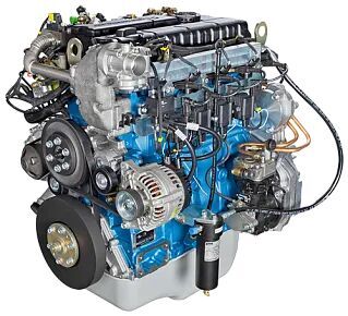ЯМЗ-53414 рядный 4-цилиндровый газовый двигатель