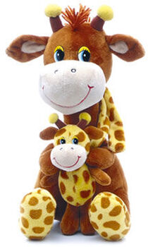 Жираф с малышом