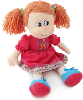 Кукла Варенька в вельветовом платье