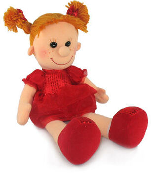 Кукла Майя в красном платье
