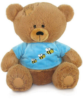 Медвежонок в футболке с пчёлками