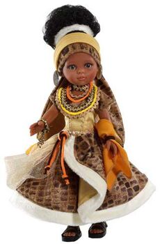 Кукла Нора африканка