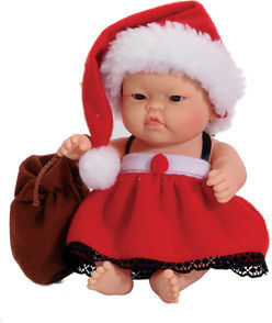 10014 №4 Кукла пупс Санта Клаус в индивидуальной к